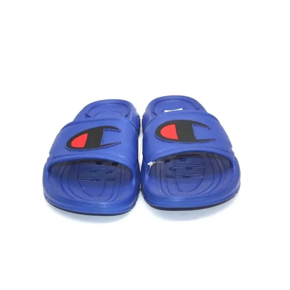NEW Champion Mens Hydro C Slide Sandals Blue CP101063M Size 9